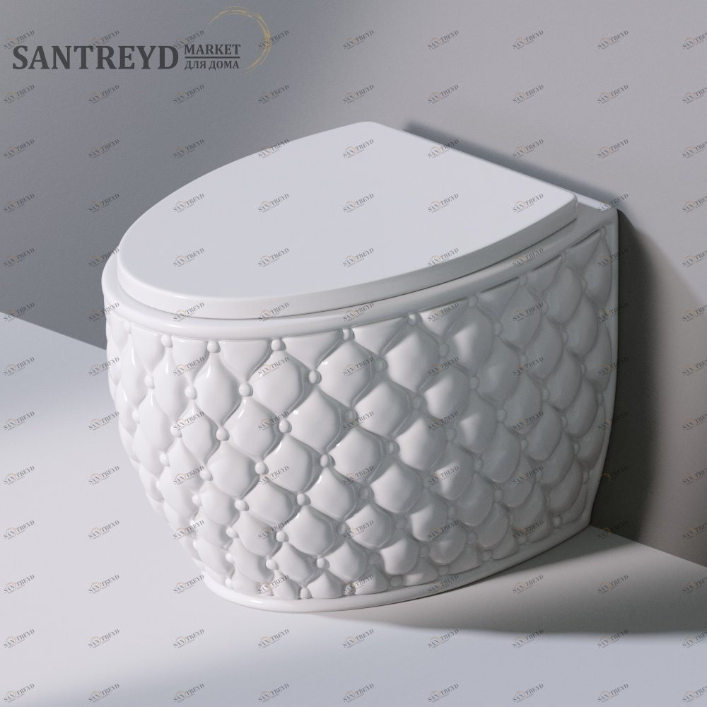 SS561T0R0V6.100 Приставной унитаз напольный Белый A. e T. Italia CLASS Италия AeT ITALIA GLASS