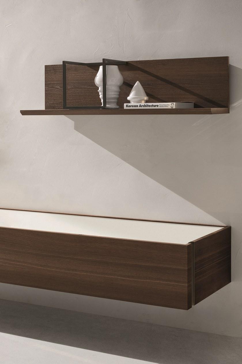 ZANETTE Настенная стенка для хранения, лакированная дубом Day moove sun-id-1405846 - Вид №2