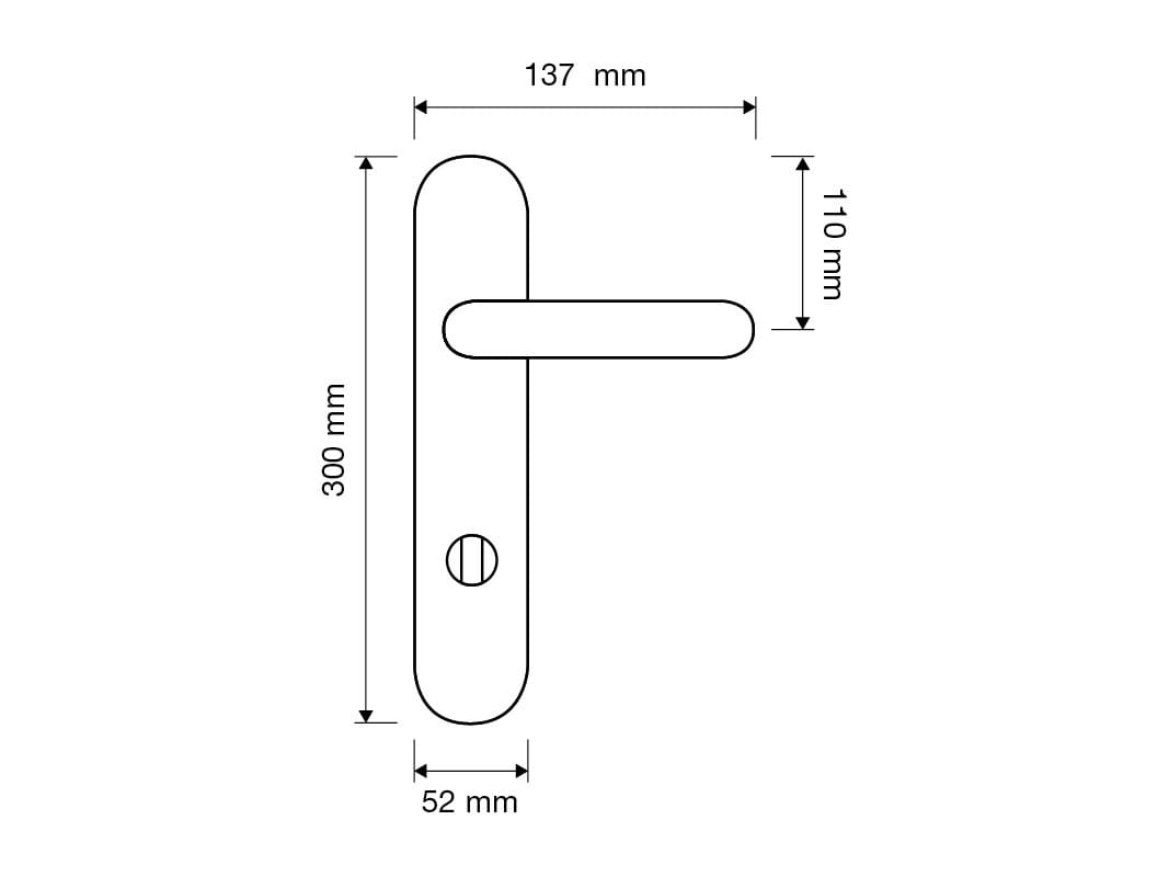 Латунная ручка в классическом стиле с кристаллами Swarovski® на пластине LINEA CALI' Nympha Crystal ARCH-00093497 - Вид №3