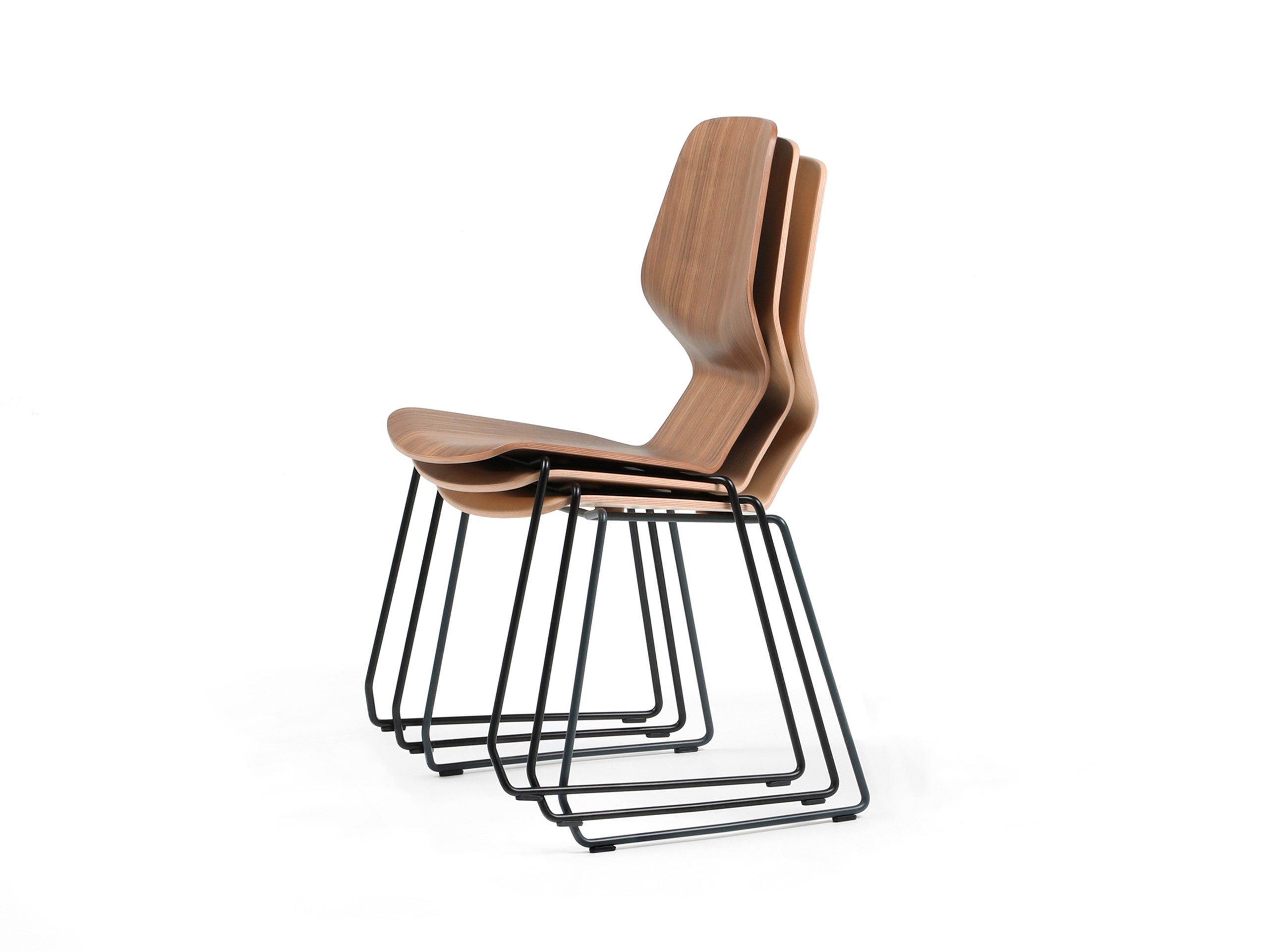 Штабелируемый стул из фанеры prostoria Oblikant ARCH-00115180 - Вид №1