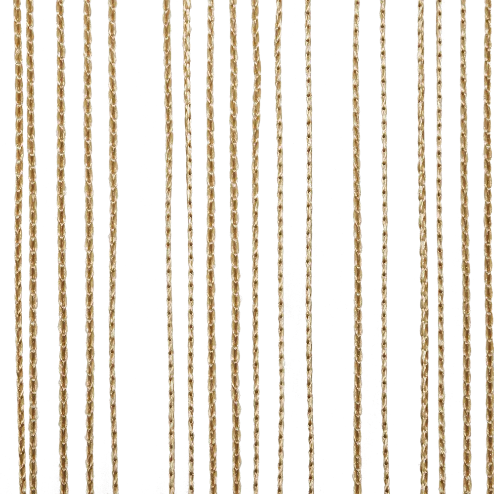 Штора нитяная Inspire 150x280 см однотон цвет золотой STLM-2174017 - Вид №2