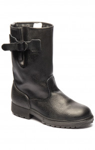 5039183 Сапоги комбинированные с металлическим подноском арт. 105-1 МП черные  Летняя обувь  размер 38