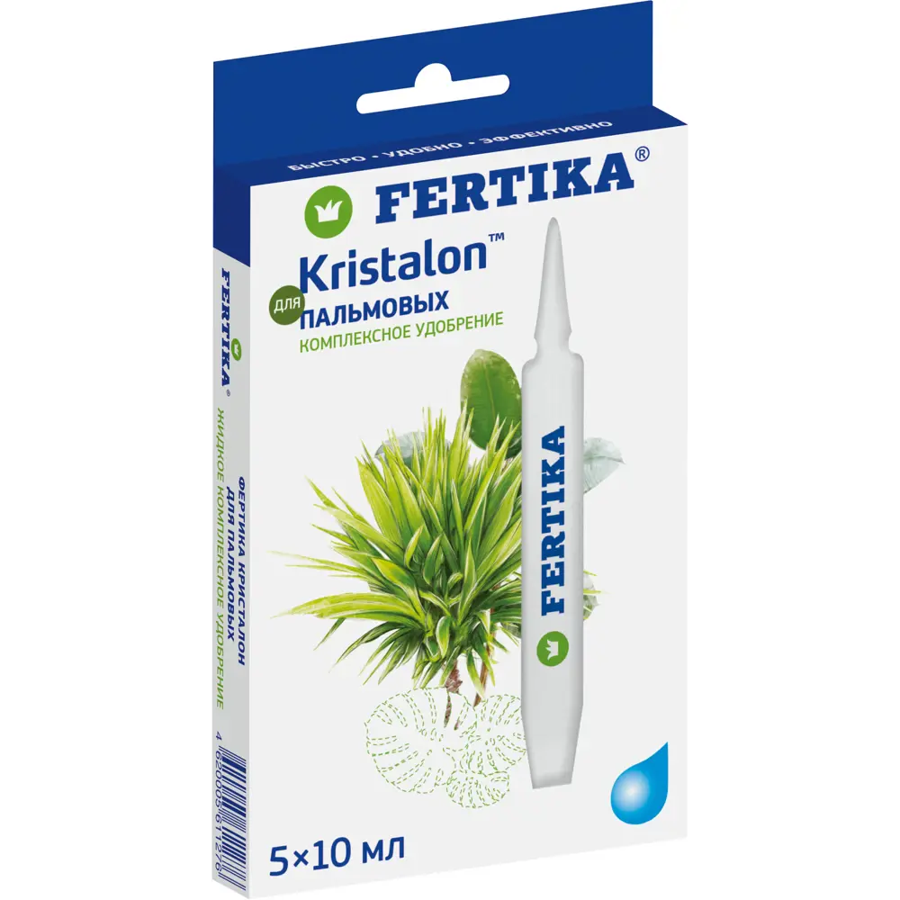 Удобрение Fertika Кристалон для пальм и фикусов 50 мл STLM-2196999