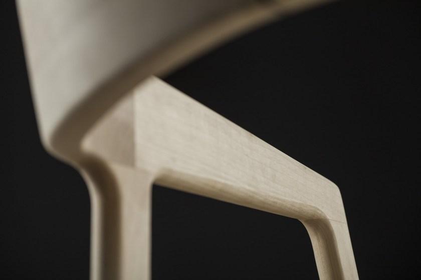 Artisan Кресло-качалка из массива дерева с подлокотниками Tesa Cctl5xxyy - Вид №2