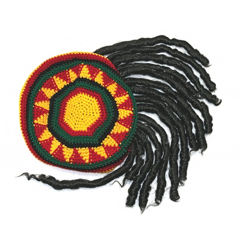 3742 Шапка с дредами "Боб Марли" Патибум 