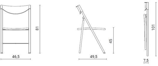 Ozzio Italia Складной стул  S260  - Вид №10