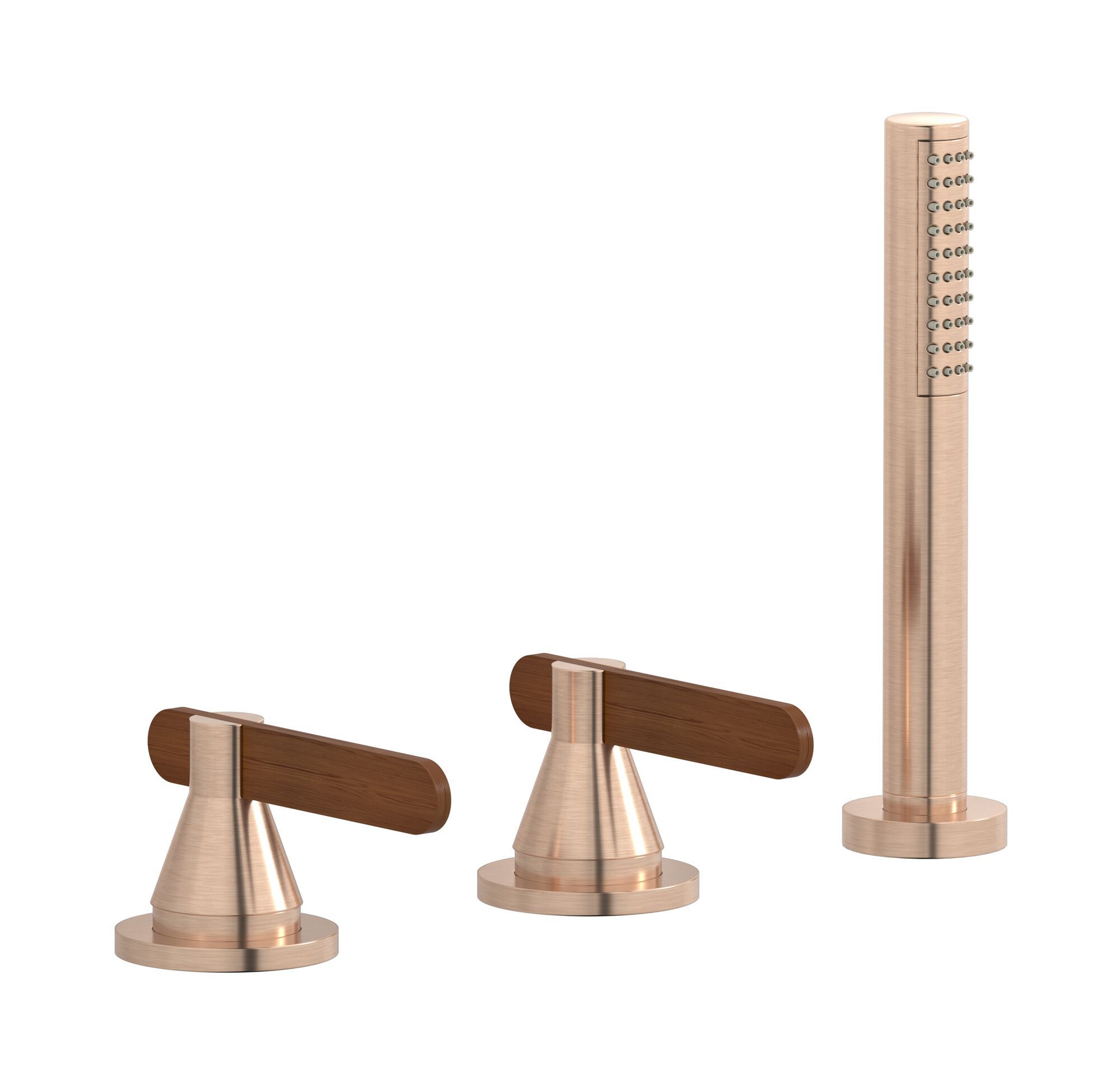 Смеситель для ванны с 3 отверстиями и ручным душем IB Soho ARCH-00092976 - Вид №4