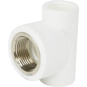 Тройник комбинированный РВК 20x3/4"x20 мм ВР полипропилен 20803