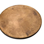 FUMO0009 Прикроватный столик с круглым металлическим основанием ijlbrown  - Вид №3