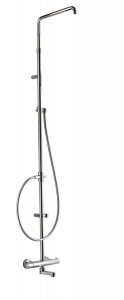 00-0960-CR CARIMALI Душевая стойка Rigoletto с телескопической ванной, одинарная