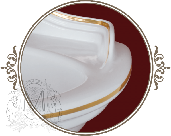 ML.MLD-25.742D.BI Раковина-тюльпан Migliore Milady