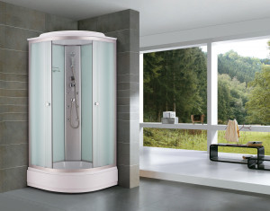 Душевая кабина NG- 3302-14G (1000х1000х2150) низкий поддон(26см) ГИДРОМАССАЖ стекло МАТОВОЕ