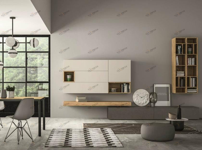 Dall'Agnese Модульная стенка для хранения из дуба Slim sun-id-1456442