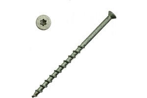 19704496 Шуруп для пенобетона GS 08220 8x220 мм, потайная головка, TORX, белый цинк, 50 шт. 610822 Rusconnect