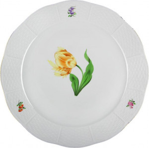 53463 Herend Тарелка обеденная 28,5см "Китти" (желтая) Фарфор