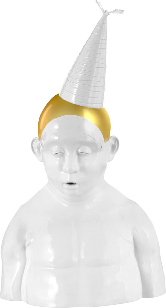 10649412 Meissen Скульптура Meissen "Паяц" 49см (Олаф Стой) Фарфор, Керамика 