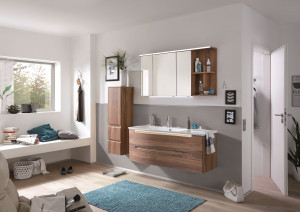 Purefaction1200R(676/180) Комплект мебели Puris Purefaction, 1200 мм правый, цвет дуб чарлстон