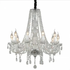 Подвесная люстра Omnilux Arona OML-89403-10 OMNILUX ДИЗАЙНЕРСКИЕ, ARONA 278908 Хром