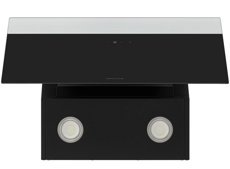 9195717 Вытяжка наклонная KRONA KRISTEN A 600 S черный/серебристый KRONA1 STDN-0085293 - Вид №8