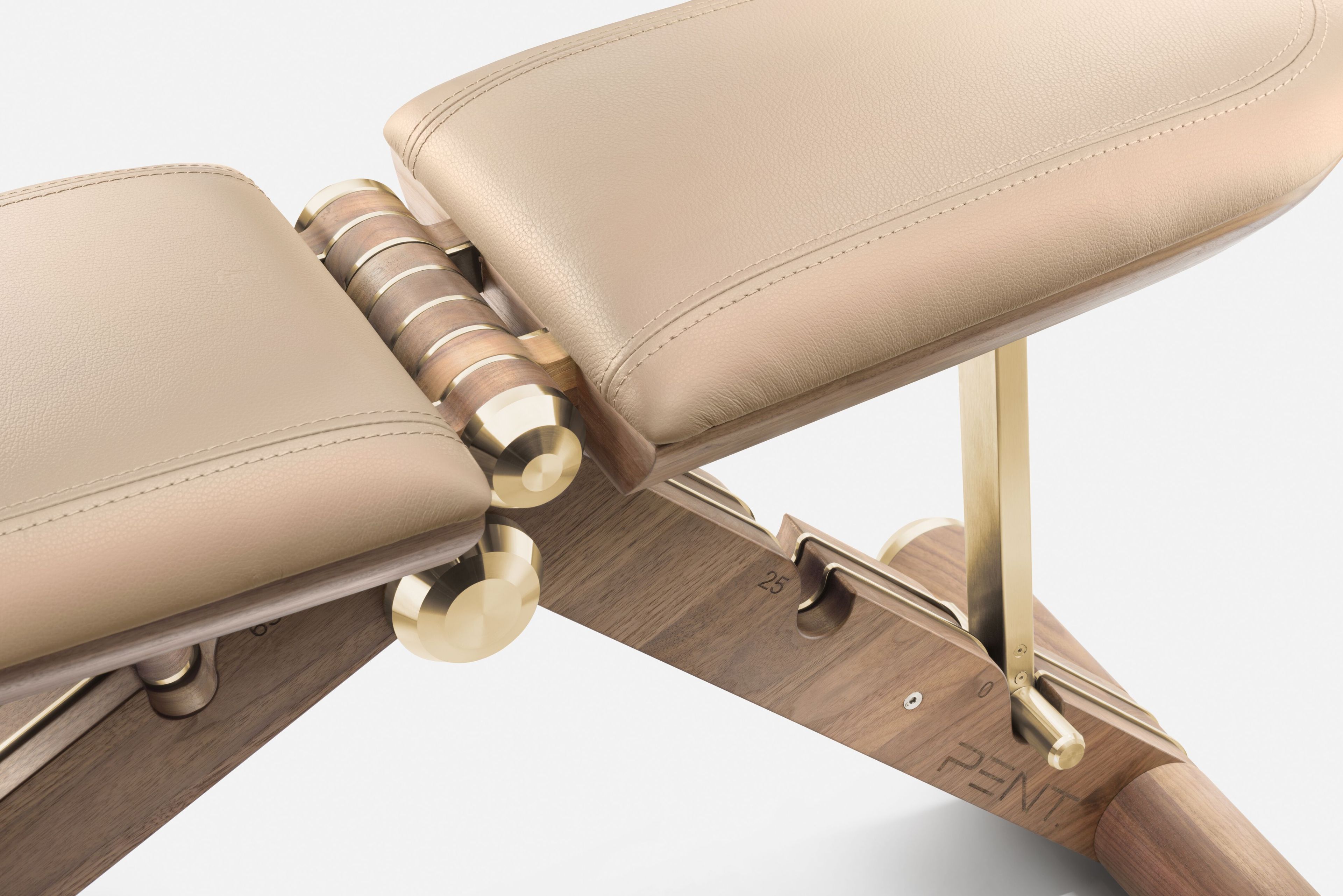 Скамья для пресса из грецкого ореха и кожи PENT BANKA ADVANCE ARCH-00125671 - Вид №8