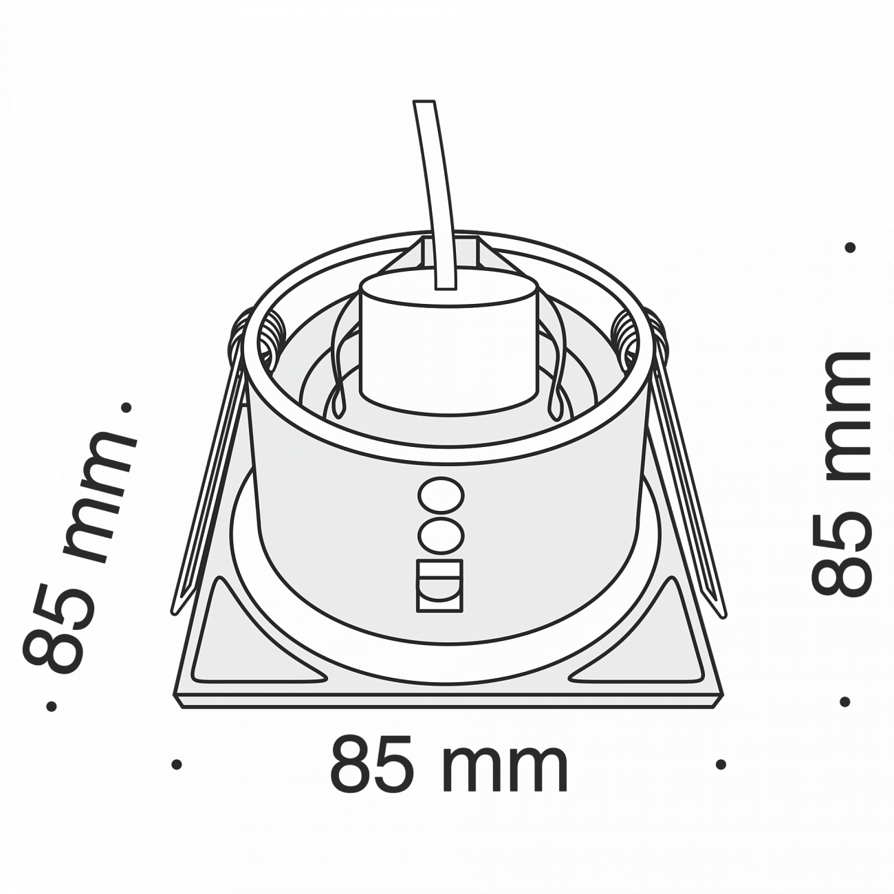 Встраиваемый спот белый Technical Zoom DL033 TECHNICAL DOWNLIGHT 00-3957202 Белый  - Вид №4