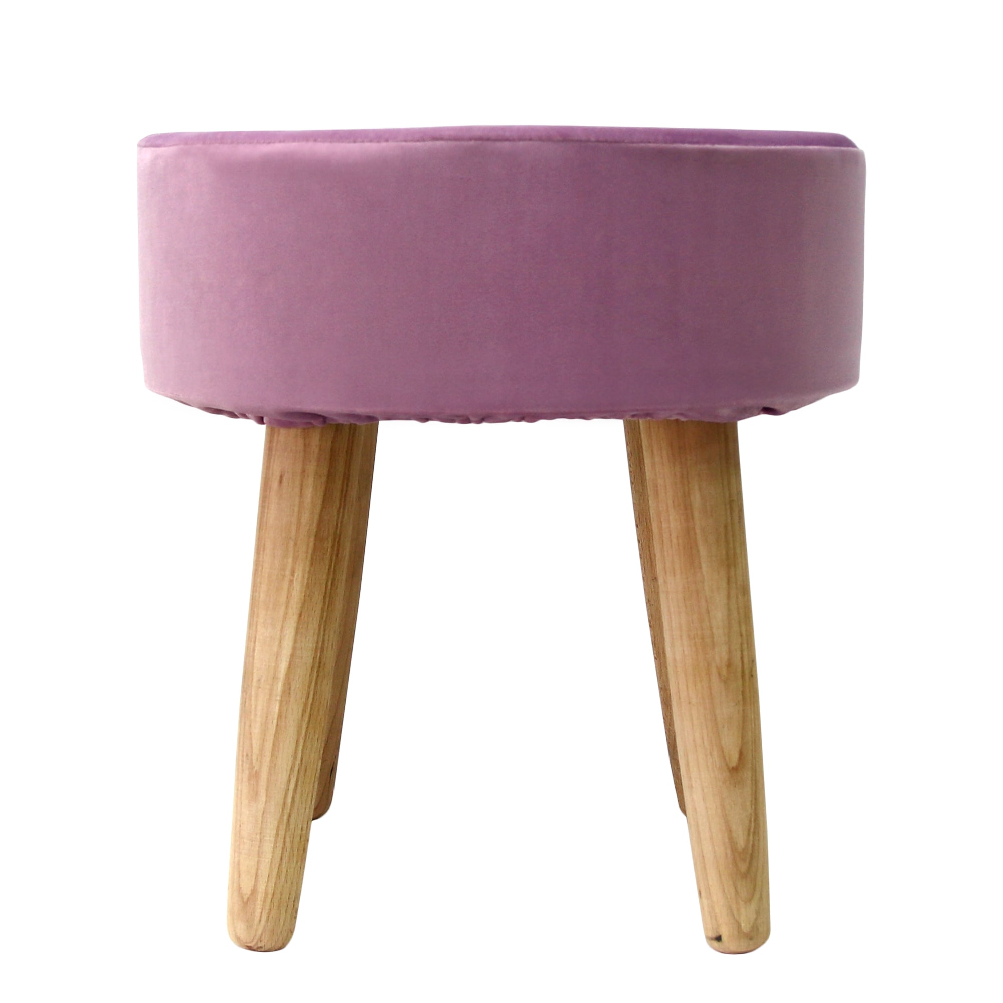 82978486 Табурет с мягкой обивкой, круглый, цвет лиловый Santreyd  - Вид №2