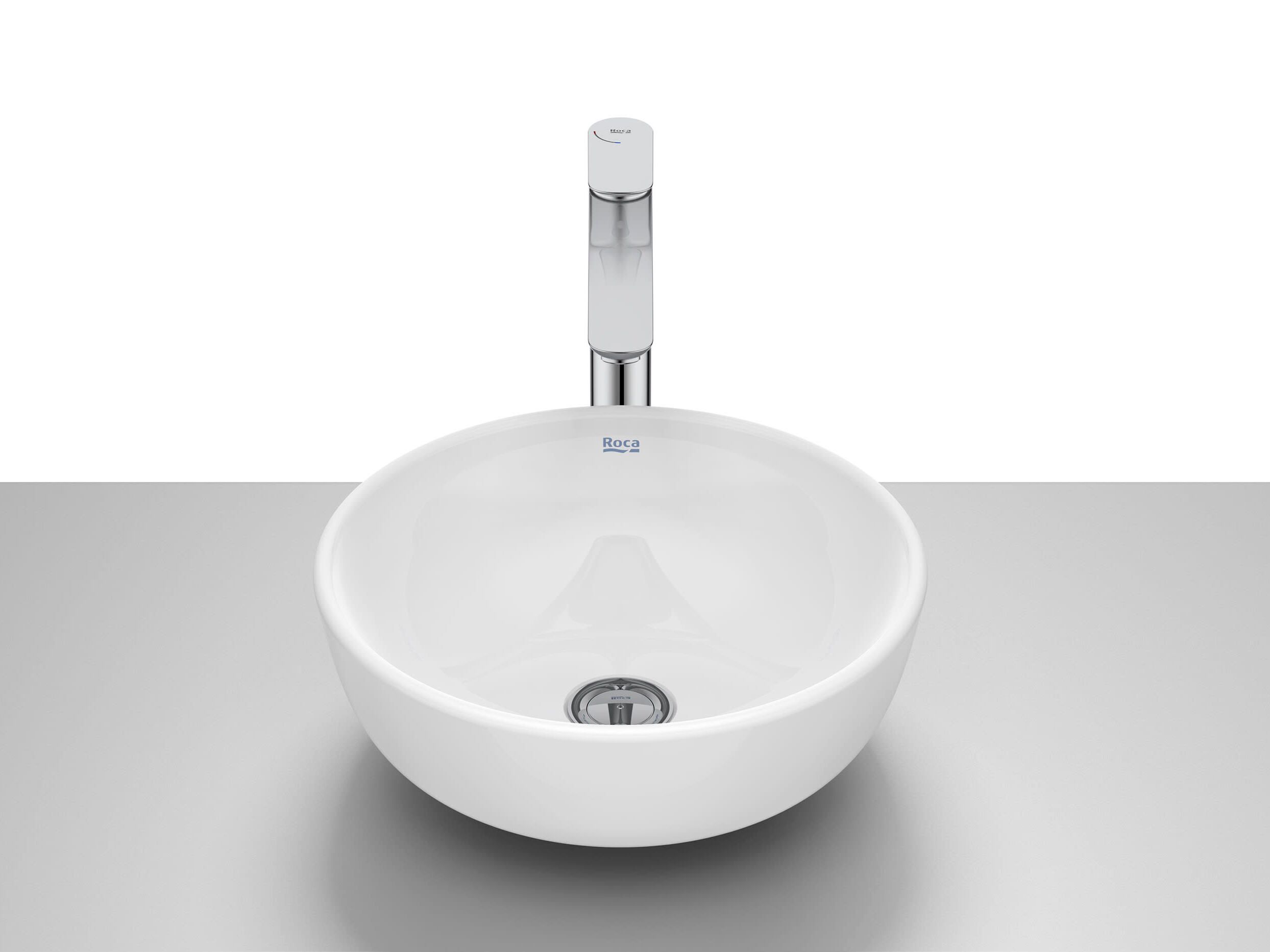 Круглая керамическая столешница для рук Roca Optica ARCH-00076310 - Вид №1