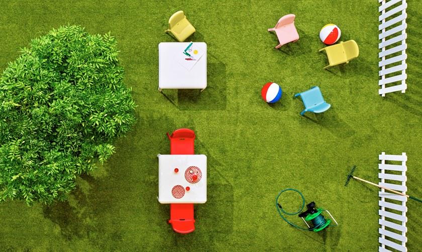 Pedrali Стол детский квадратный из полипропилена Snow junior 301_jr - Вид №5