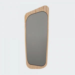 Зеркало настенное большое бордовое шпон Woodi WOODI ДИЗАЙНЕРСКИЕ 00-3966350 Бордовый