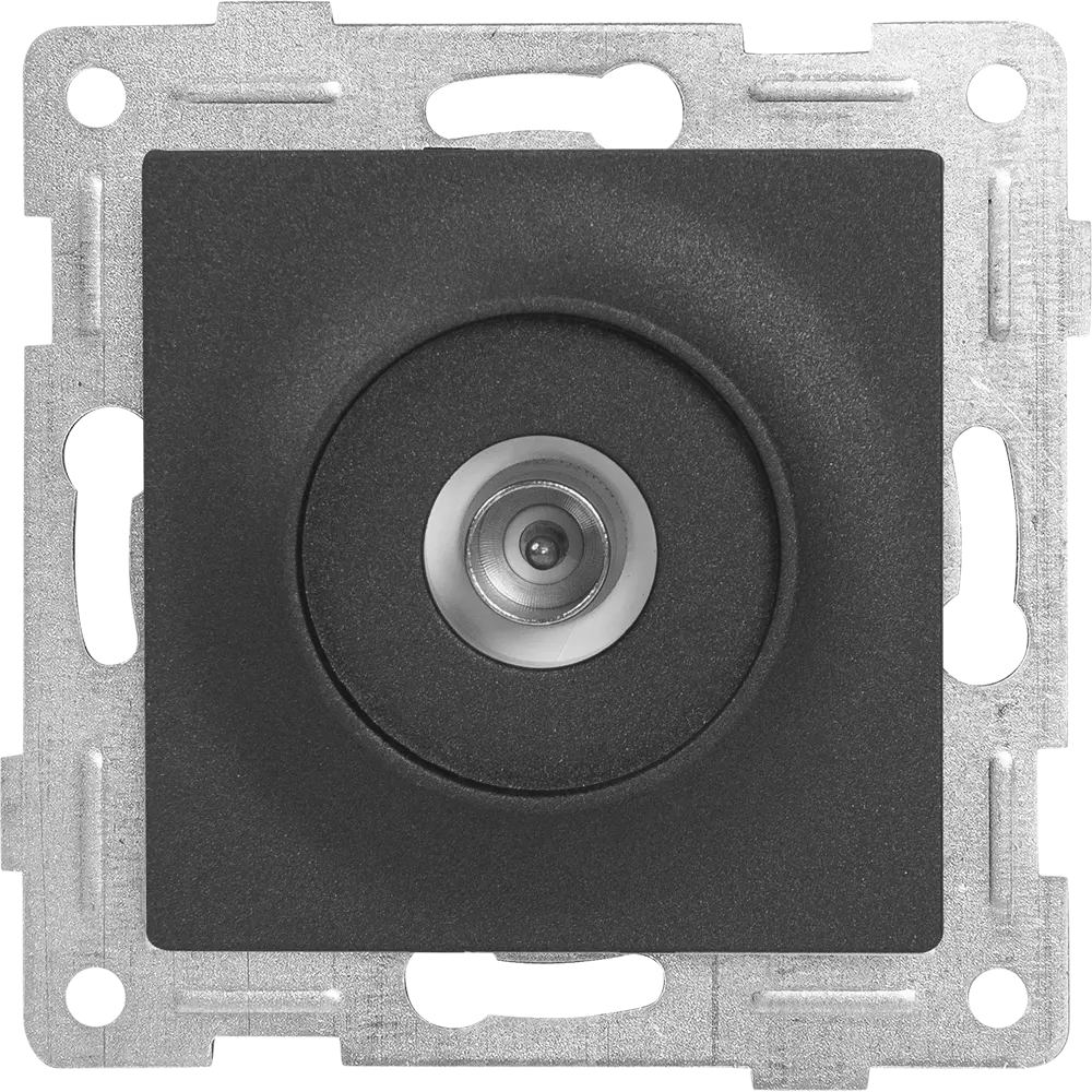 Антенная розетка GUSI Electric для цифрового ТВ, графит 83864455 Ugra STLM-0045233 - Вид №1
