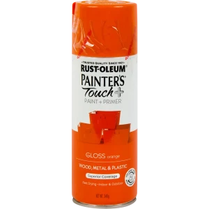 Краска аэрозольная Paint Touch глянцевая цвет оранжевый 340 г 13367450 STLM-2034798