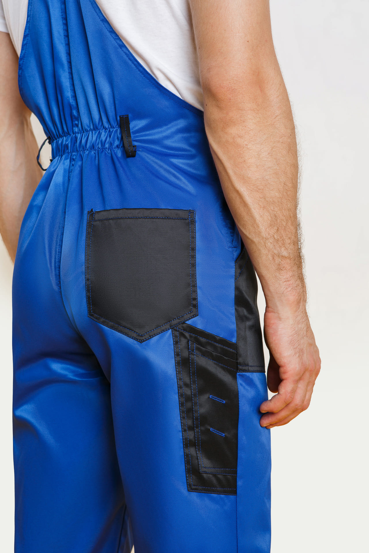 61643 Костюм "Мастер" василек-черный  Летняя спецодежда  размер 60-62/170-176  - Вид №7