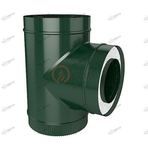Сэндвич-тройник LAVA 150/220 мм. 90" зеленый (6005) 4407