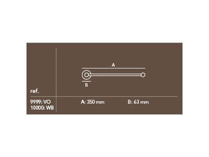 Железный запасной держатель рулона Dauby Pure® Plus ARCH-00022539 - Вид №5