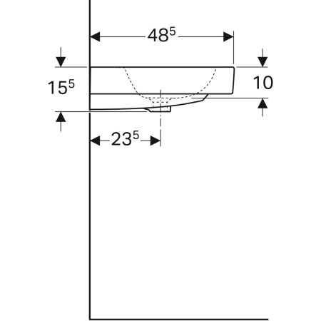 124060000 Раковина Geberit iCon Geberit  - Вид №35