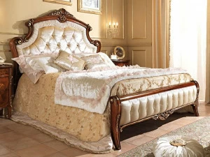 Barnini Oseo Двуспальная кровать из ткани с тафтинговым изголовьем Reggenza 1202 - 1203