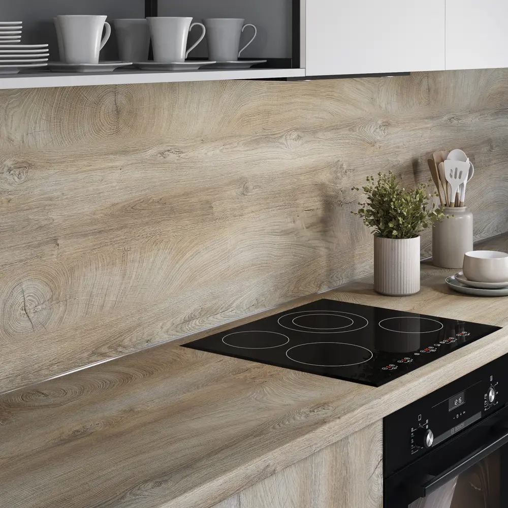 Столешница кухонная Slotex Зея 120x60x3.8 см ДСП цвет серый DELINIA STLM-2147819 - Вид №5