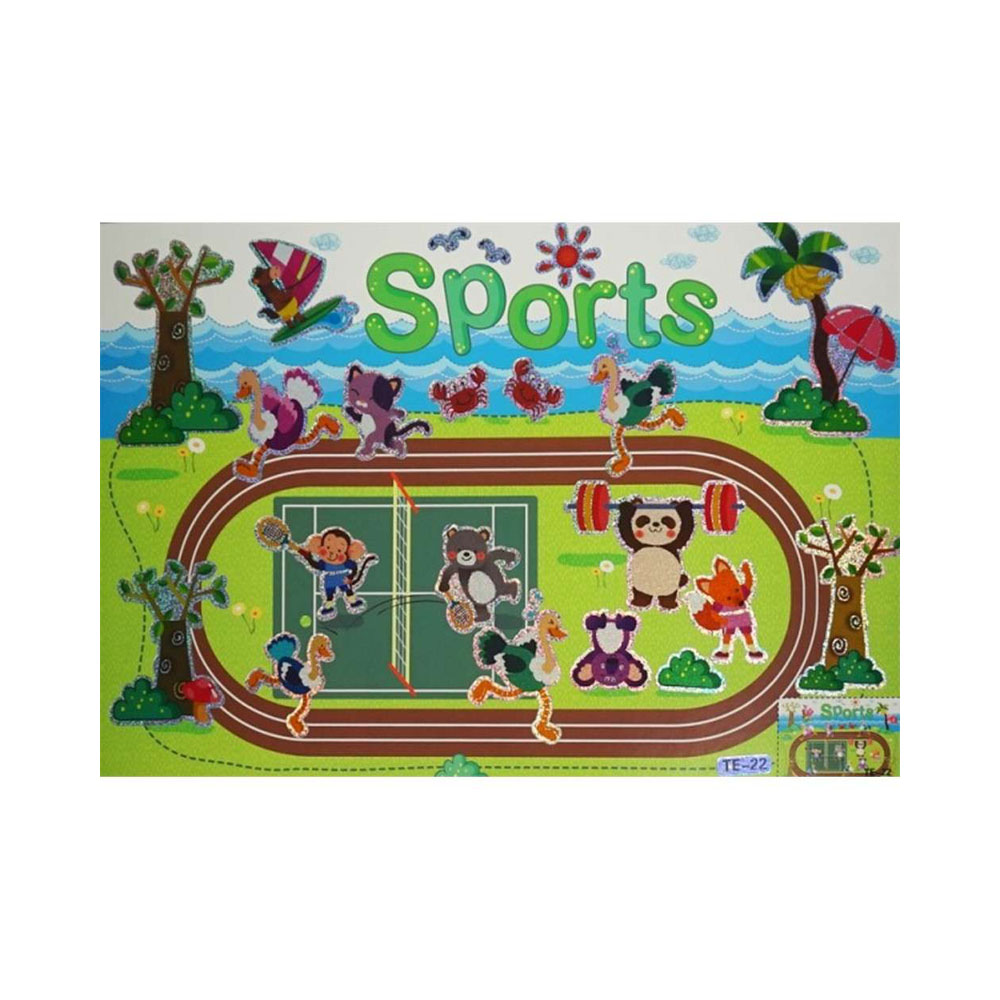 21-22 Мозаика-стикер "Познаем мир" Спортивная площадк SD-TE Color-Kit 