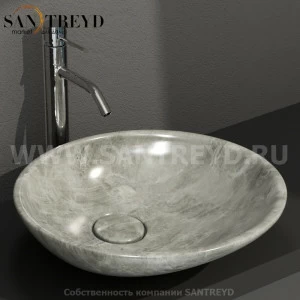 LAT50AG Накладная раковина на столешницу  круглая Ceramica Globo