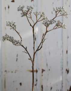 1198 996 a3 Стебель искусственной ягоды, 41 см, серебристый H-andreas