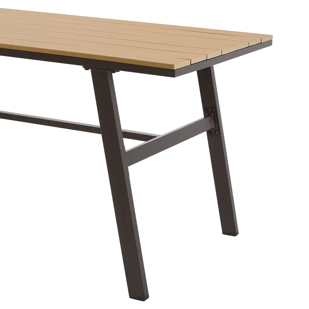 Набор садовой мебели для обеда с подушками  BEGINIA Sugan Алюминий Стол, диван, кресло 2 шт Бежевый STLM-2131932 - Вид №23