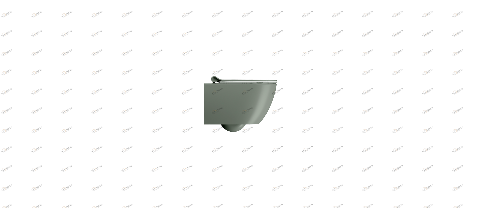 881604 Подвесной унитаз настенный Зеленый GSI ceramica  Италия 