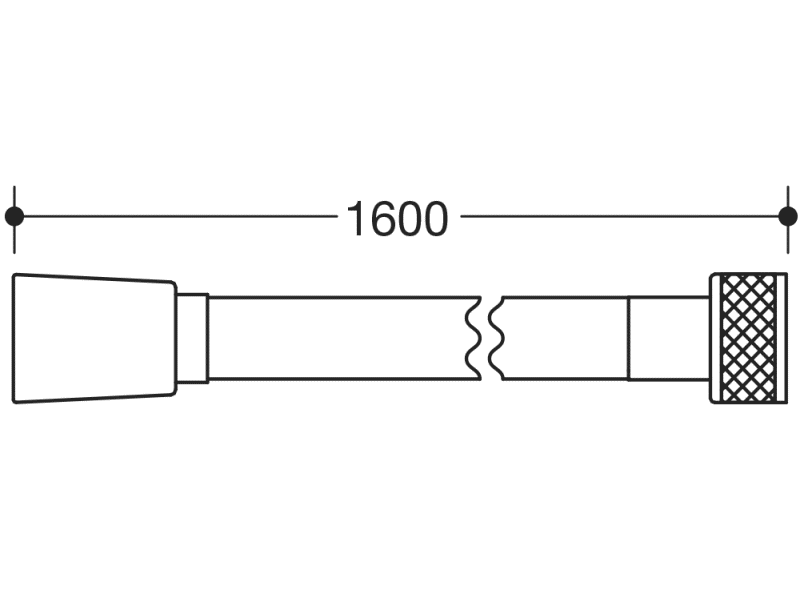 950.33.E059 шланг для душа HEWI Universalprodukte  - Вид №1