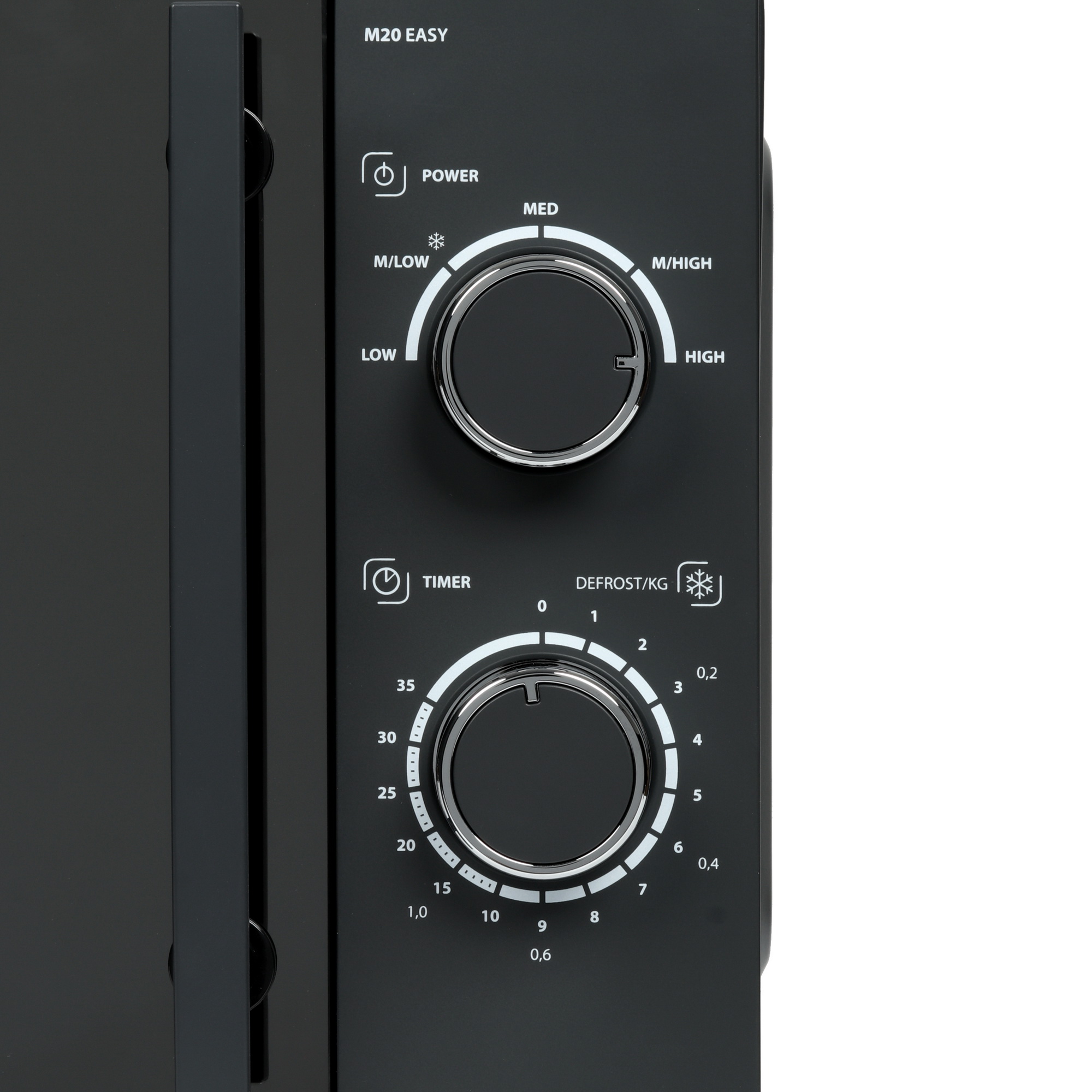 1117014 Микроволновая печь CASO M 20 EASY зеркальный, черный STDN-0083598 - Вид №3