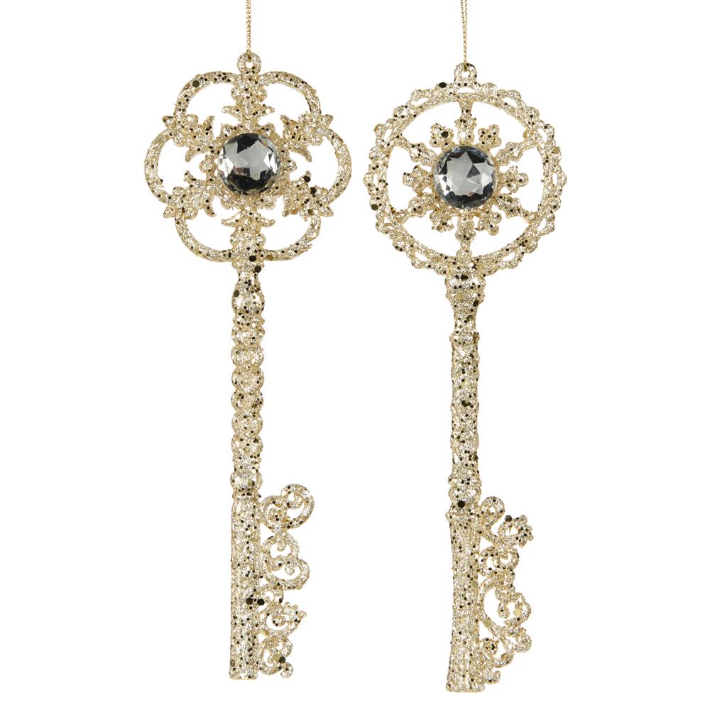 TP 10224 Ключик со снежинкой 19 см (цена за шт) GOODWILL Santreyd 