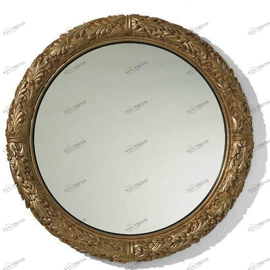 OAK Круглое настенное зеркало в стиле луи xv в раме Galleria sun-id-1344621