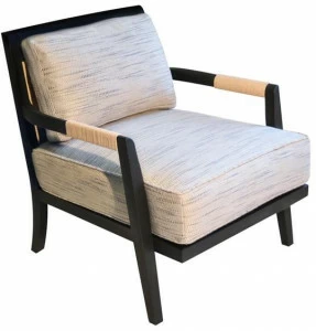 Garbarino Мягкое кресло со съемным чехлом из ткани с подлокотниками Dan