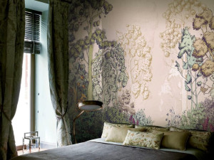 Обои с цветочными мотивами