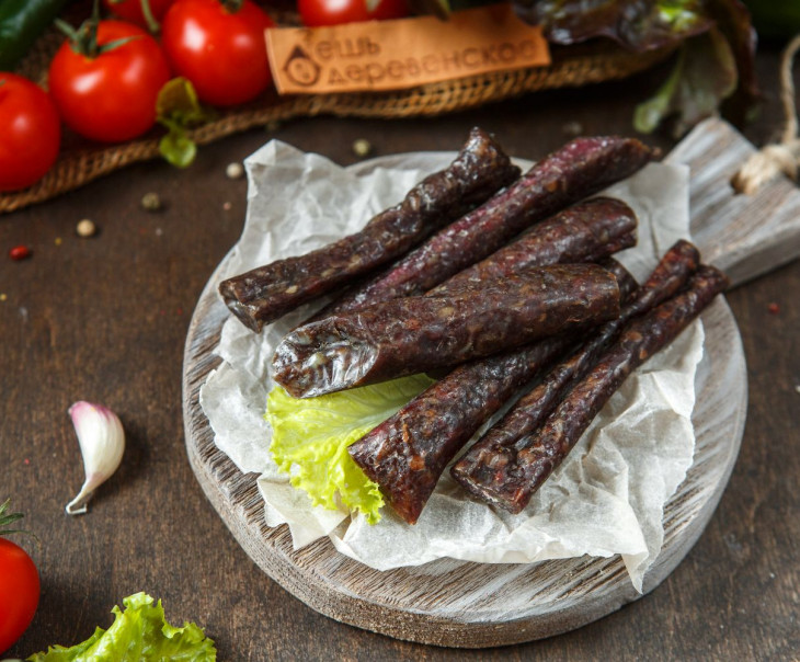 6301 Колбаски сыровяленые из молодой говядины Вкусляндия  - Вид №1