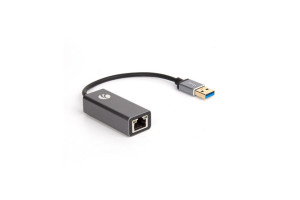 16211345 Кабель-переходник USB 3.0 Am - LAN RJ-45, Ethernet 1000 Mbps, Aluminum Shell DU312M VCOM